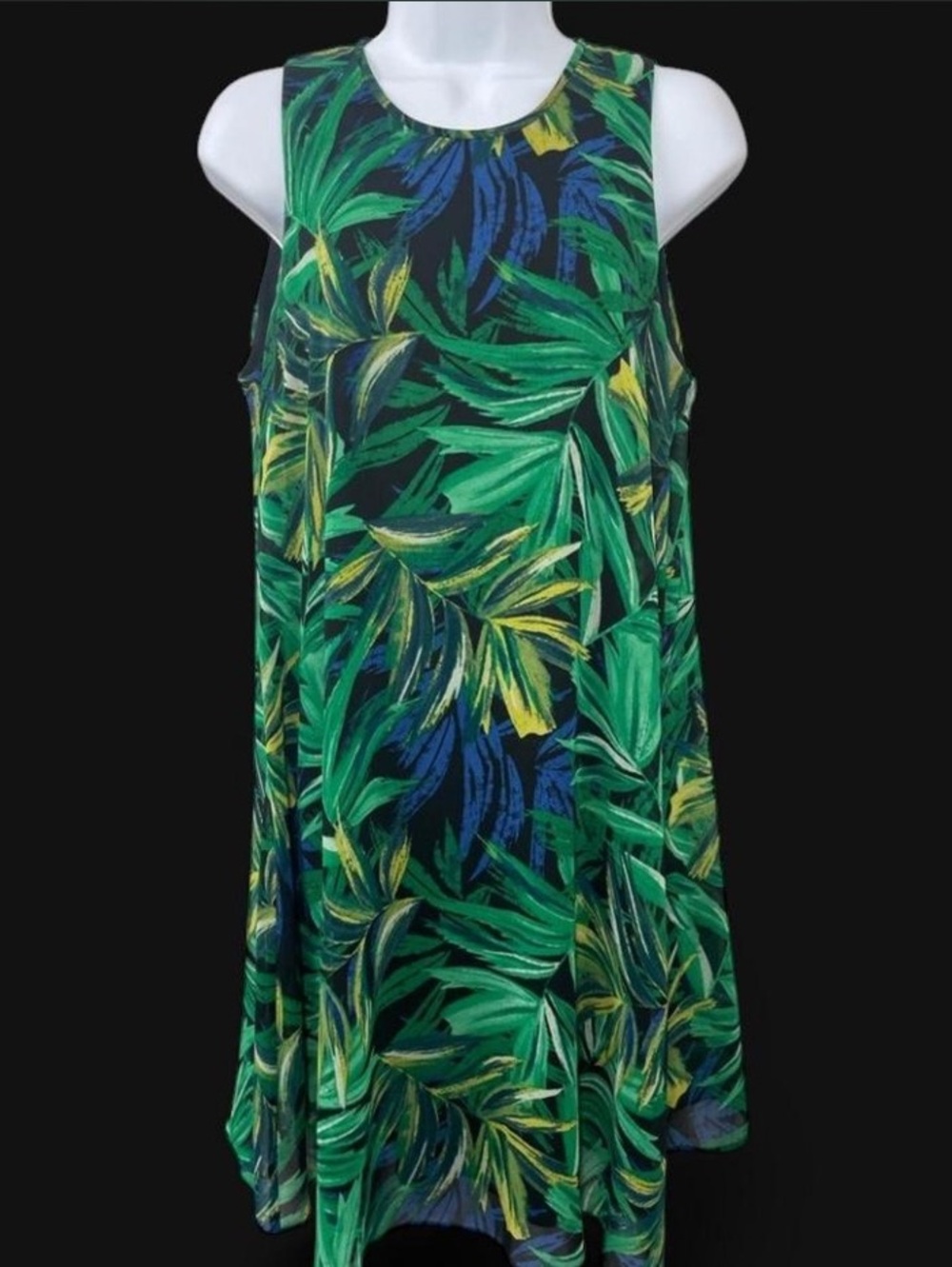 Calvin Klein Tropical A Line Summer Dress-Size 10